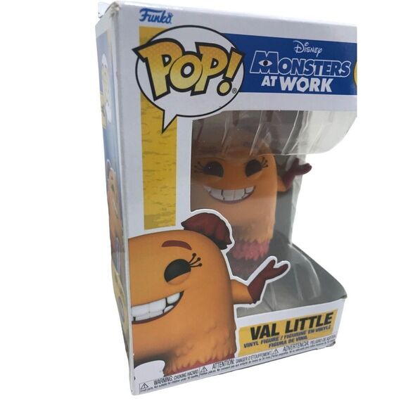 Funko Pop Disney Monsters at work Val Little 1114 vinyl‎ figure new box damage - Picture 3 of 14